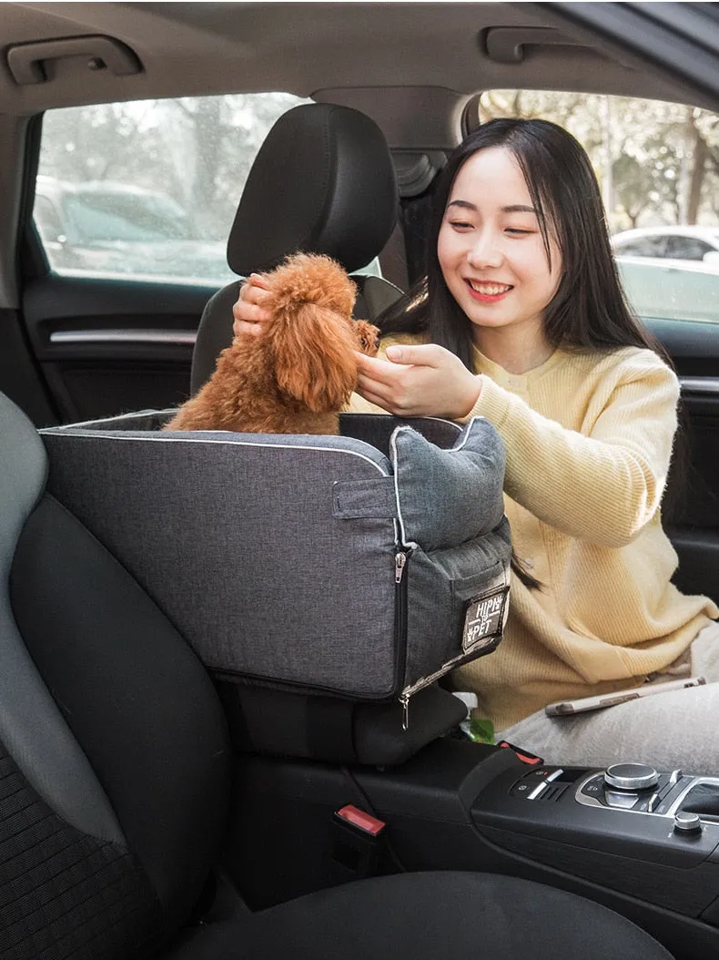 2-in-1 Portable Pet Carrier & Dog Car Seat Booster