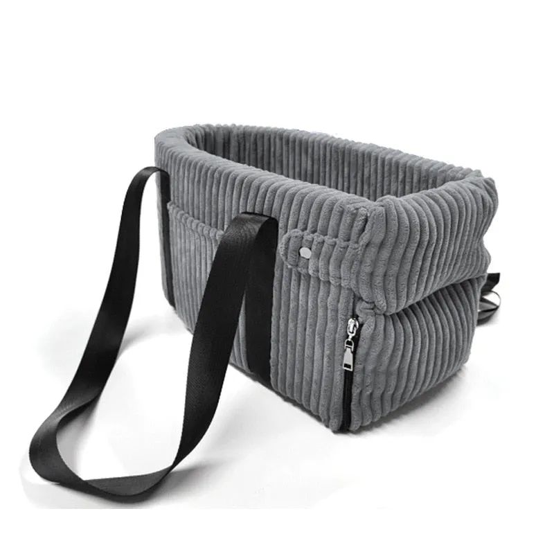 2-in-1 Portable Pet Carrier & Dog Car Seat Booster