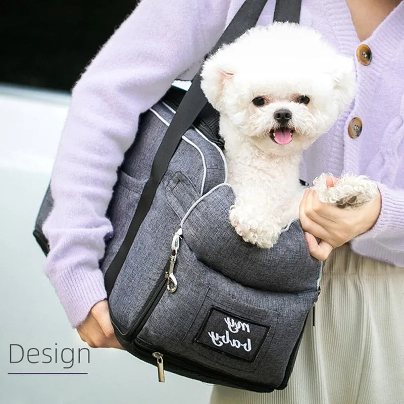 2-in-1 Portable Pet Carrier & Dog Car Seat Booster