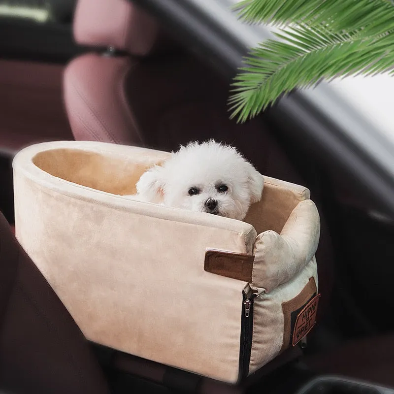 2-in-1 Portable Pet Carrier & Dog Car Seat Booster