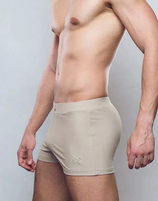 2eros Bondi swim boxer trunk taupe