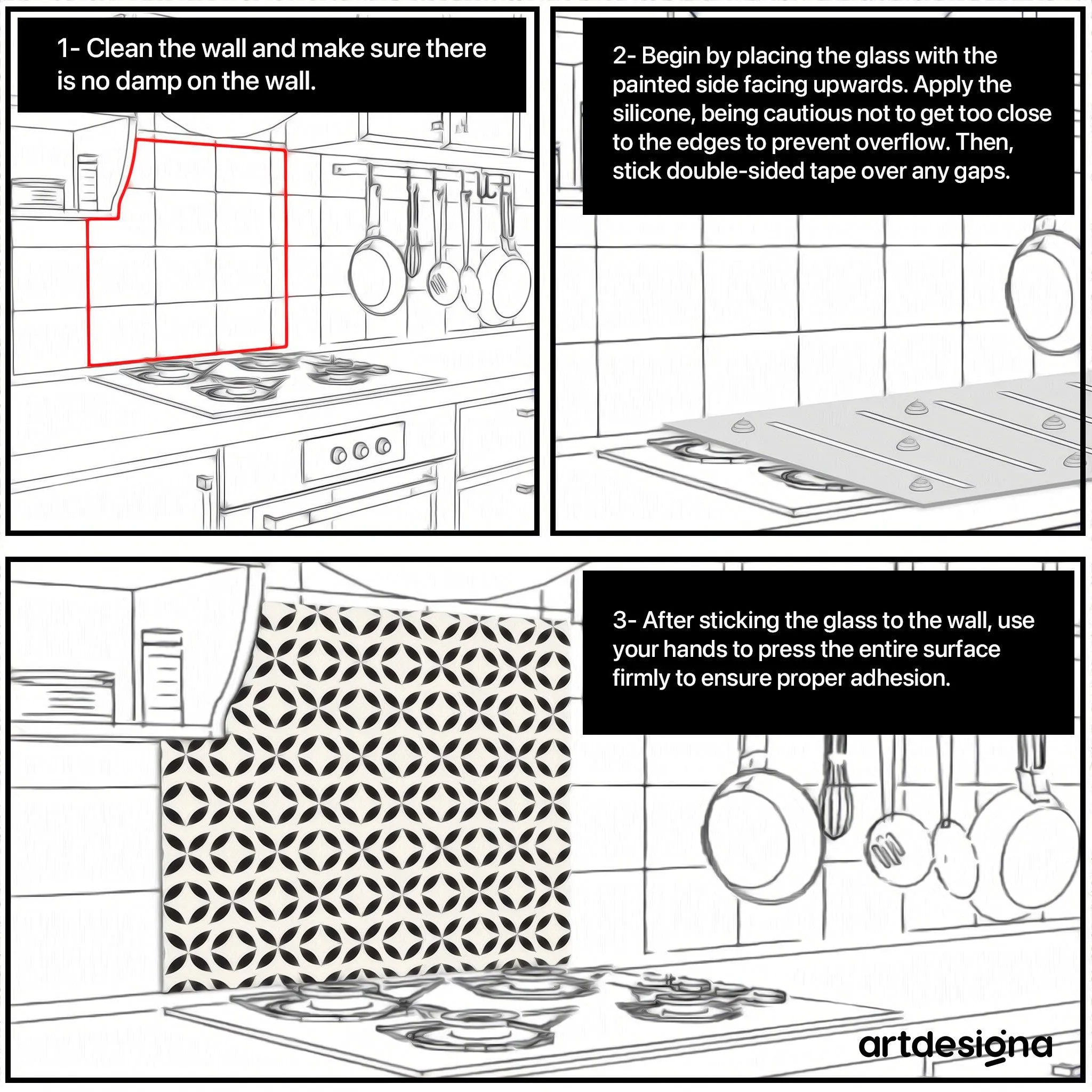 Aegean Olive Oil | Glass Printed Backsplash for your Kitchen