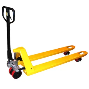 Aiko 3Ton Pallet Truck 685x1220x85mm Double Pu Yellow Hand | Model : PT-CBY3P-685-2