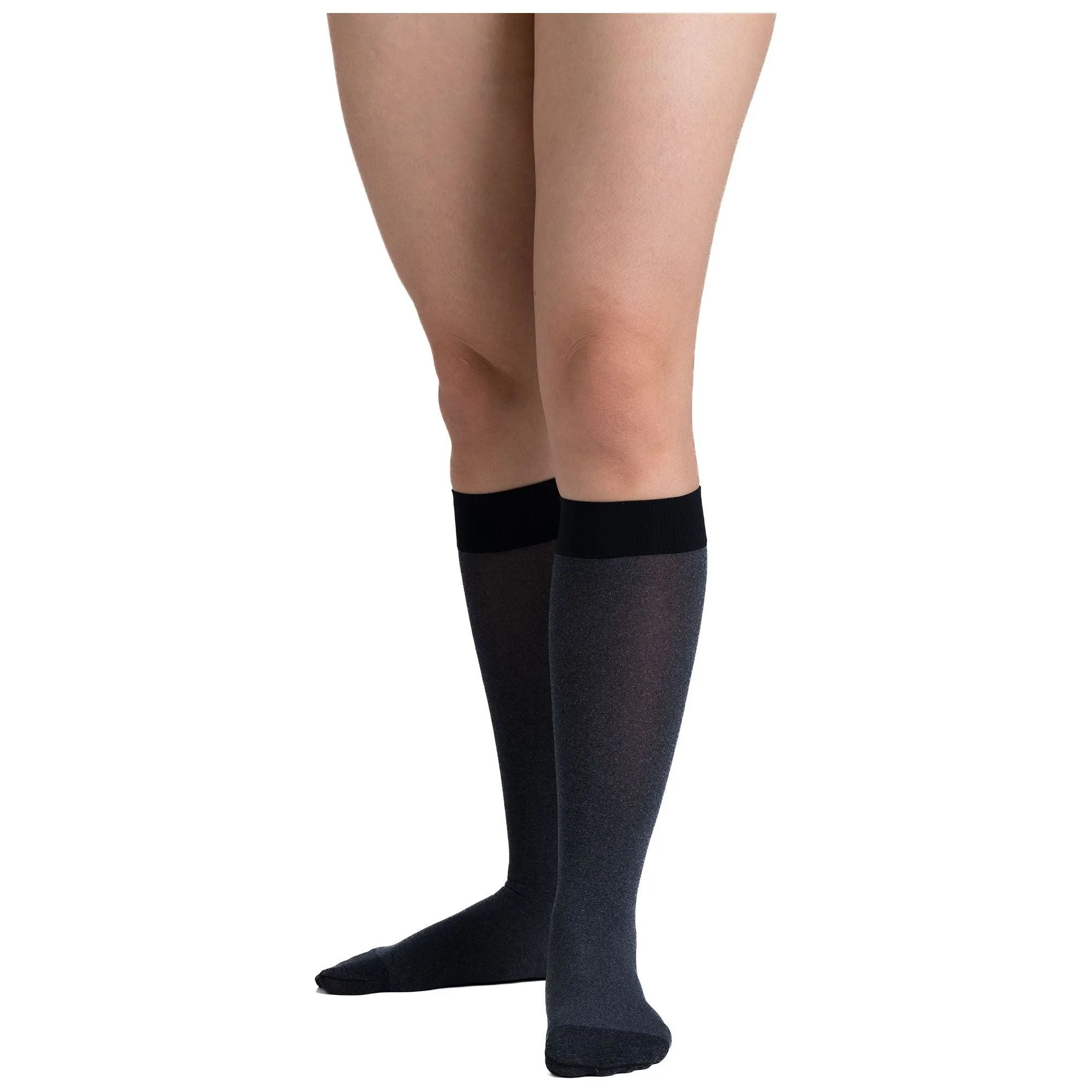 Allegro Soft Heather Opaque Knee High 15-20 mmHg #255