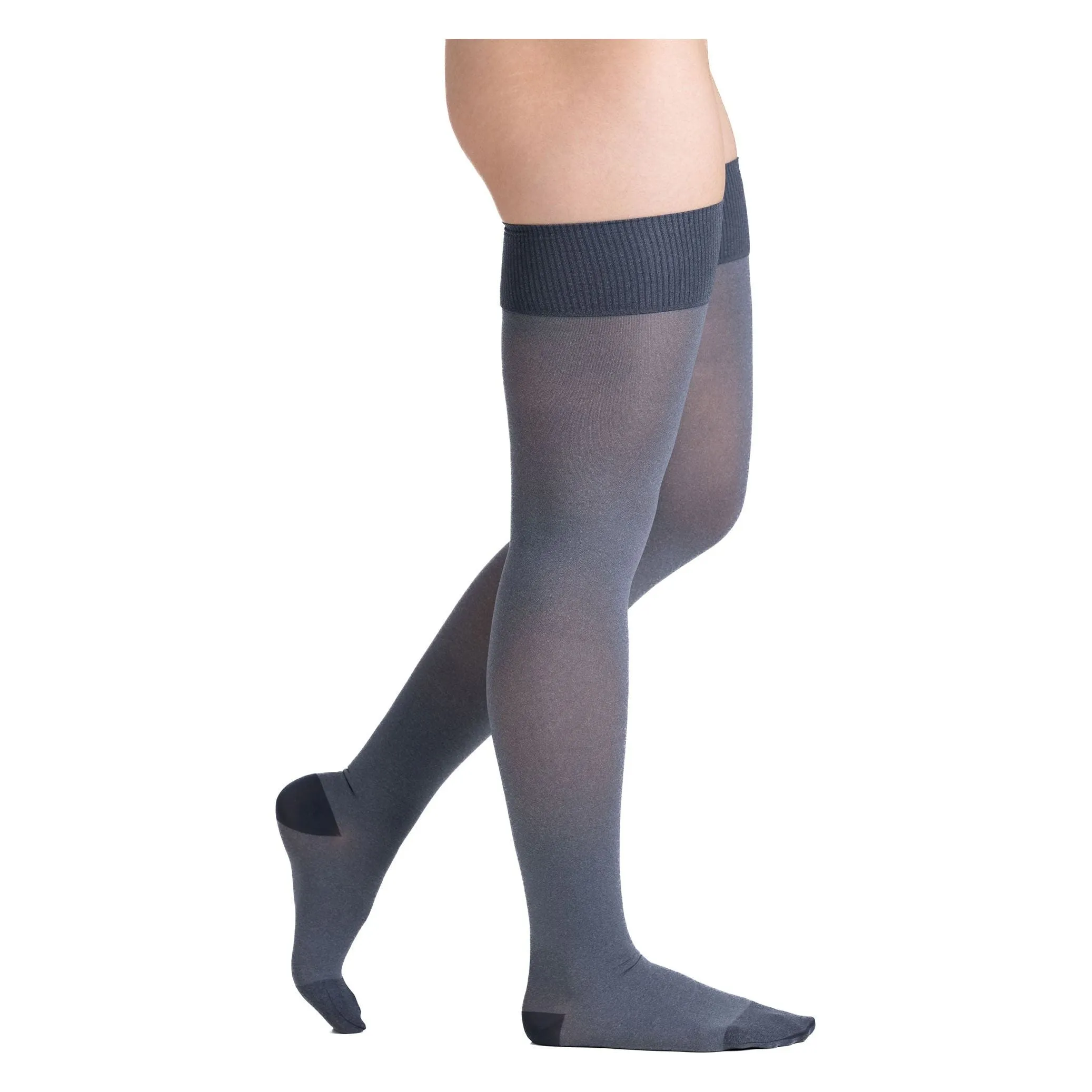 Allegro Soft Heather Opaque Thigh High 15-20 mmHg #265