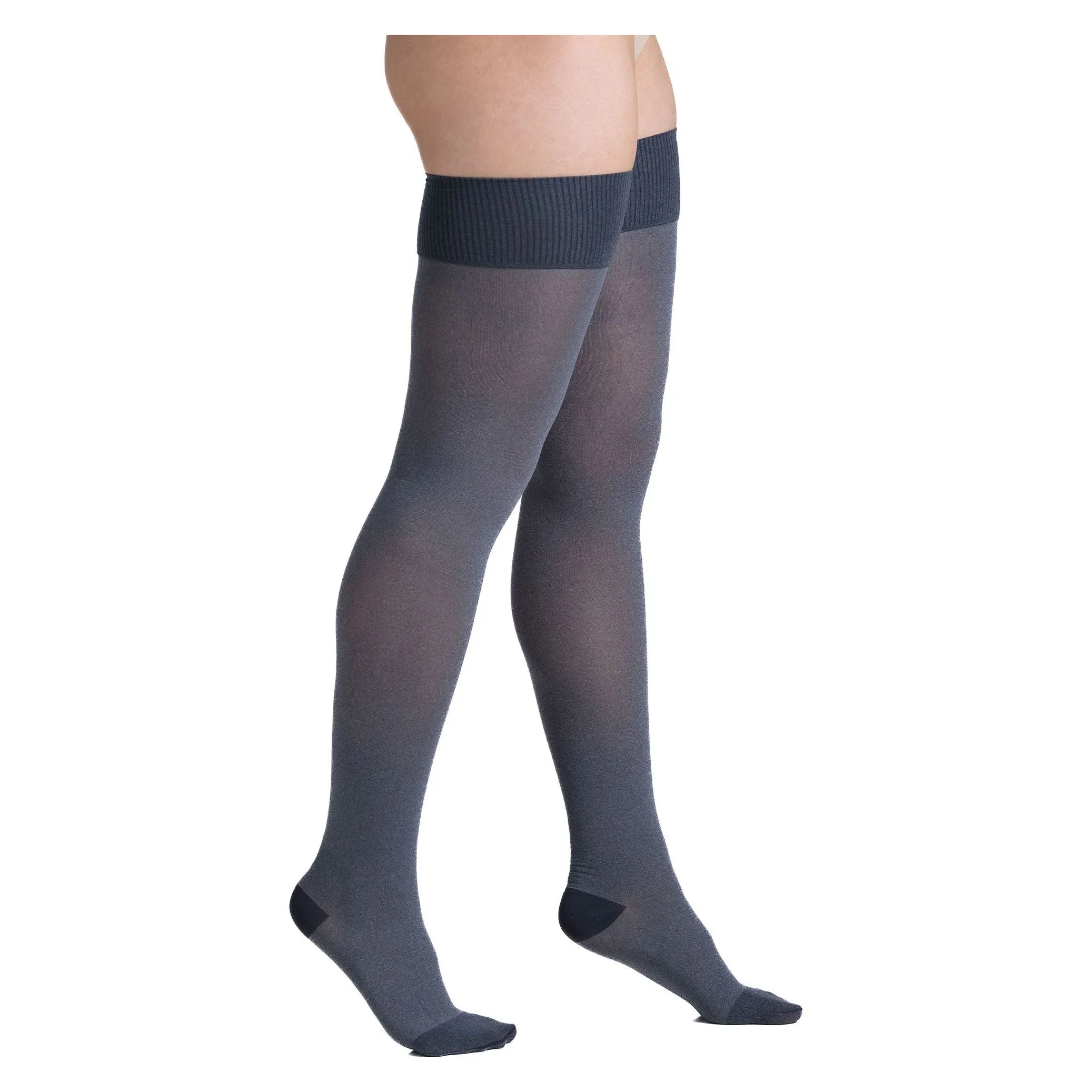 Allegro Soft Heather Opaque Thigh High 15-20 mmHg #265