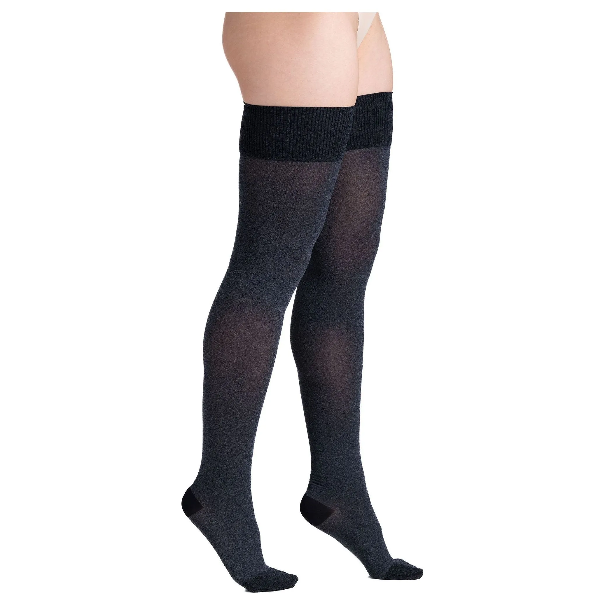 Allegro Soft Heather Opaque Thigh High 15-20 mmHg #265