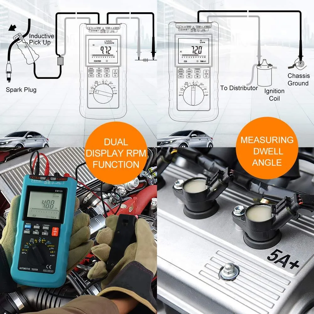 ALLOSUN EM135 Automotive Digital Multimeter