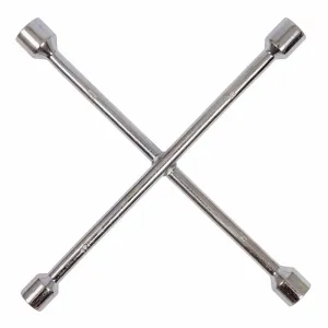 Amtech 4 Way Steel Wheel Wrench