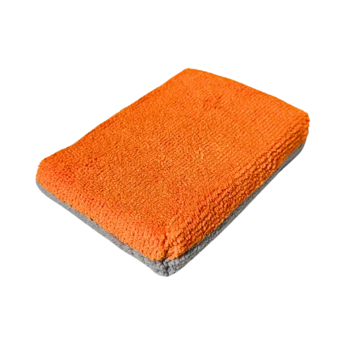 AUTOFIBER | Thin Saver Applicator Terry Microfiber Coating Applicator Sponge w/ Plastic Barrier