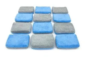 AUTOFIBER | Thin Saver Applicator Terry Microfiber Coating Applicator Sponge w/ Plastic Barrier