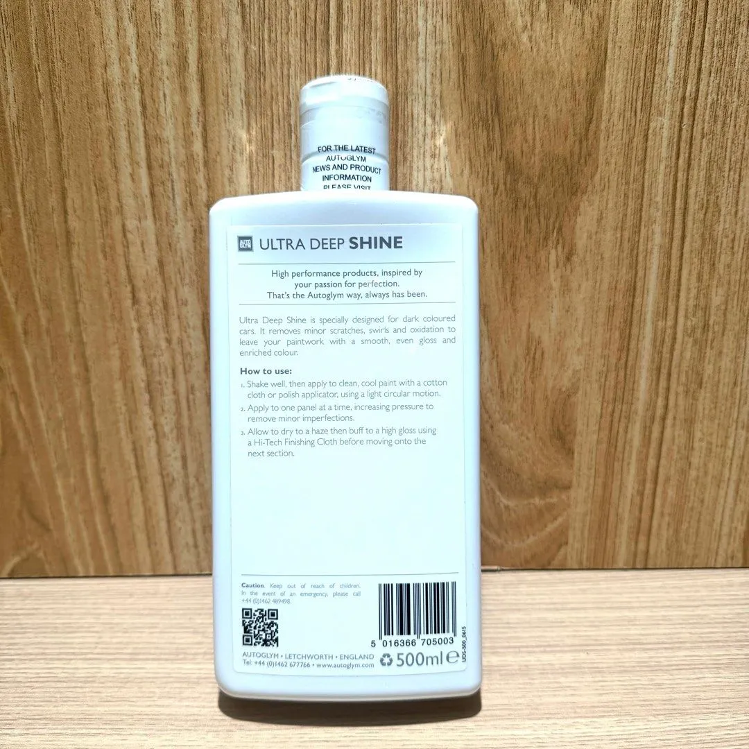 Autoglym Ultra Deep Shine Polish, 500ml