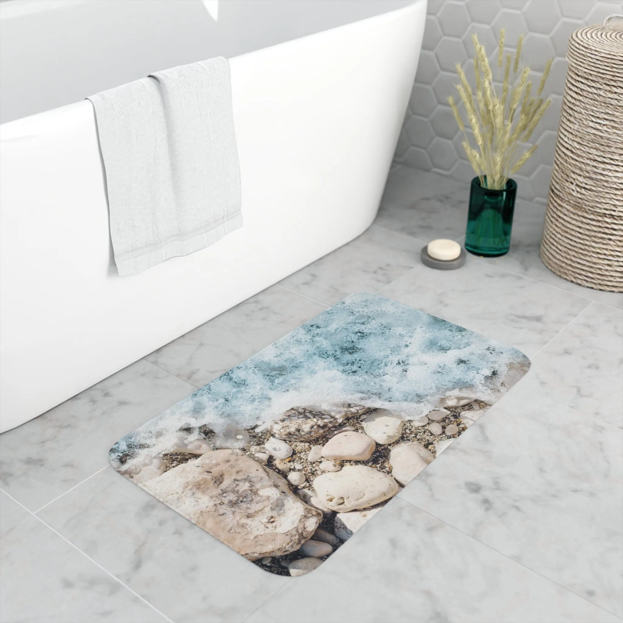 Beach Playa Memory Foam Bath Mat