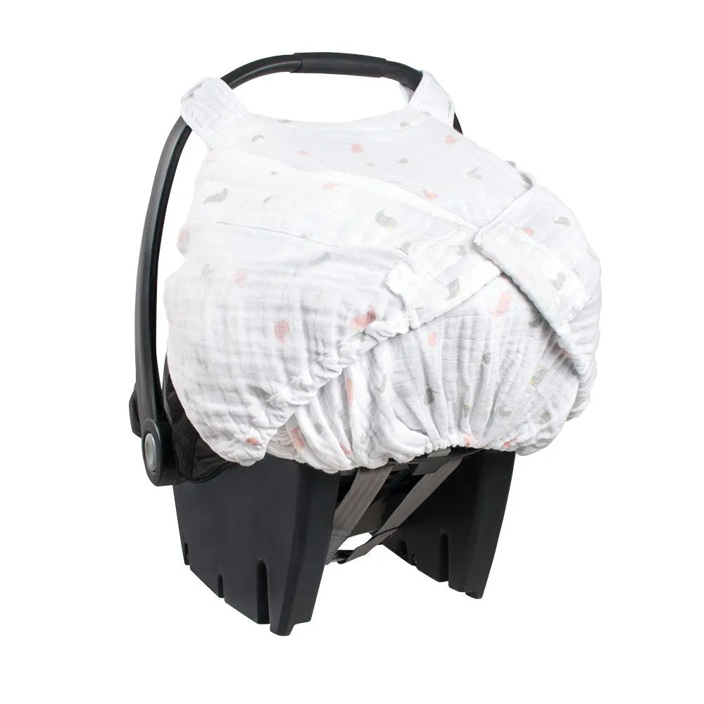 Bebe Au Lait Premium Muslin Car Seat Cove