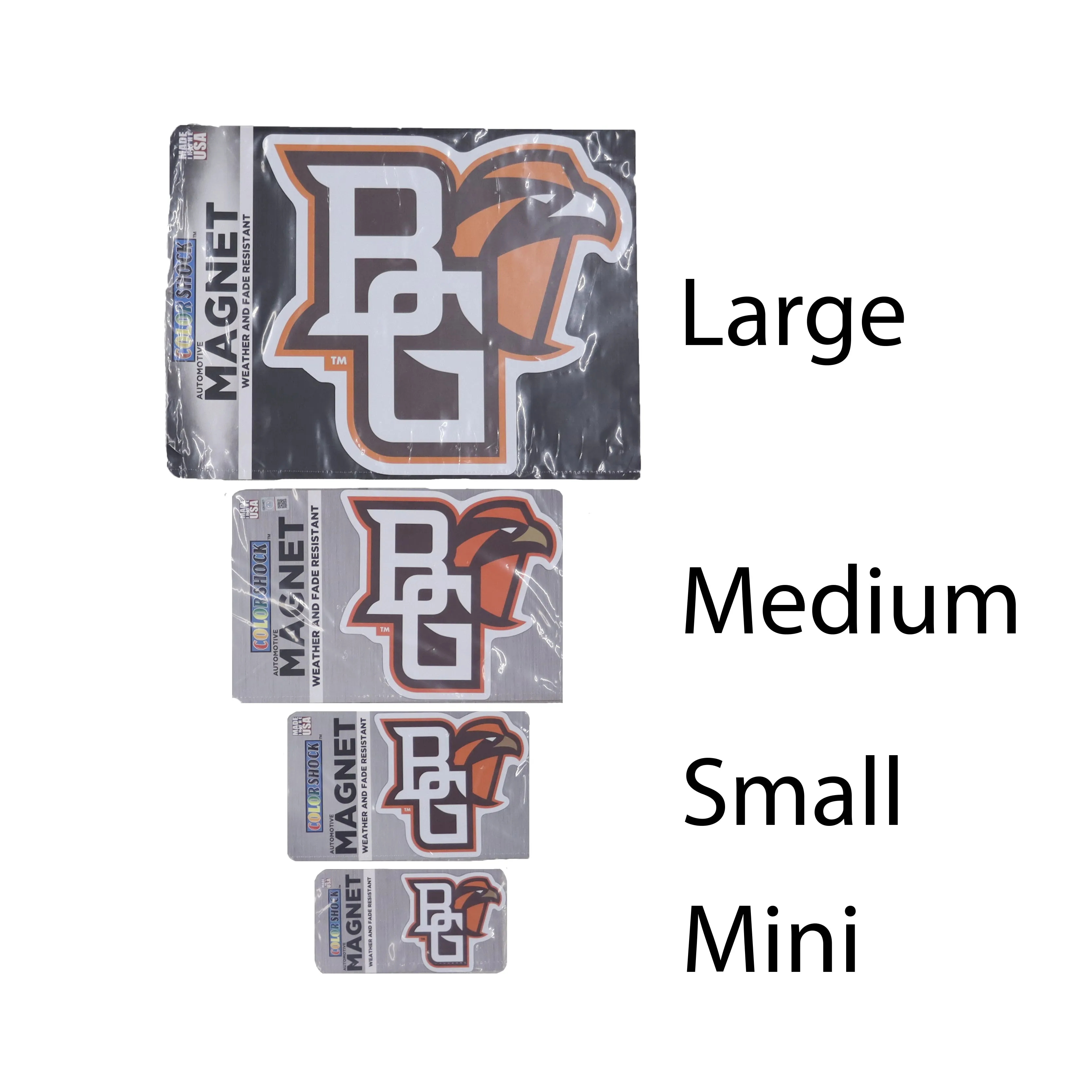 BGSU Large Peekaboo Magnet