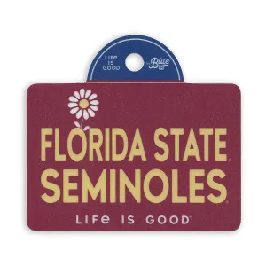 Blue 84 Florida State Seminoles Life is Good Decal