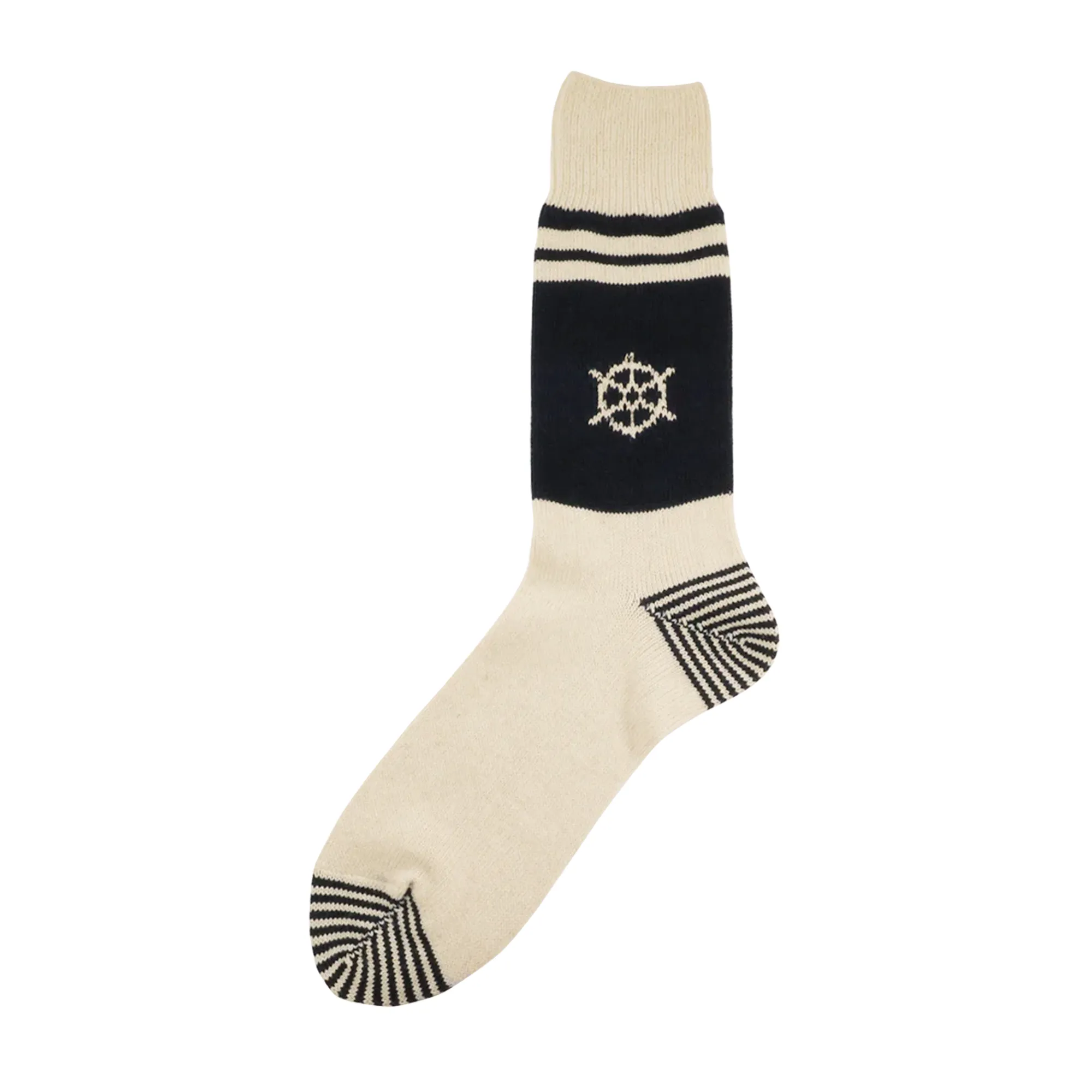 Chup Socks Anchor & Steering Wheel Natural