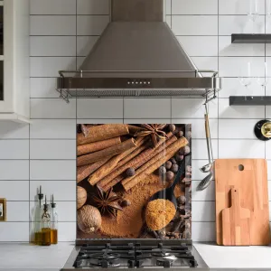 Cinnamon | Glass Printed Backsplash for your Kitchen