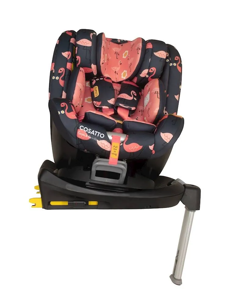 Cosatto Come and Go i-Size Rotate Car Seat - Pretty Flamingo