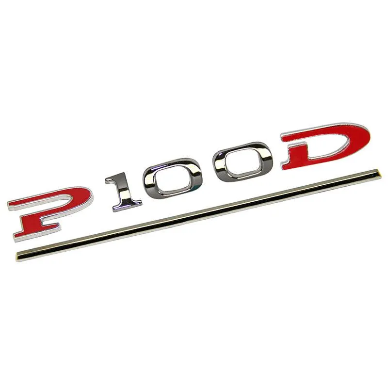 Customized Stereoscopic P90D P100D Sticker for Tesla Model X