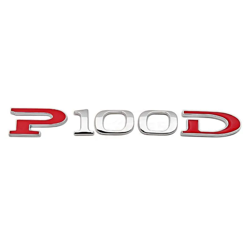 Customized Stereoscopic P90D P100D Sticker for Tesla Model X