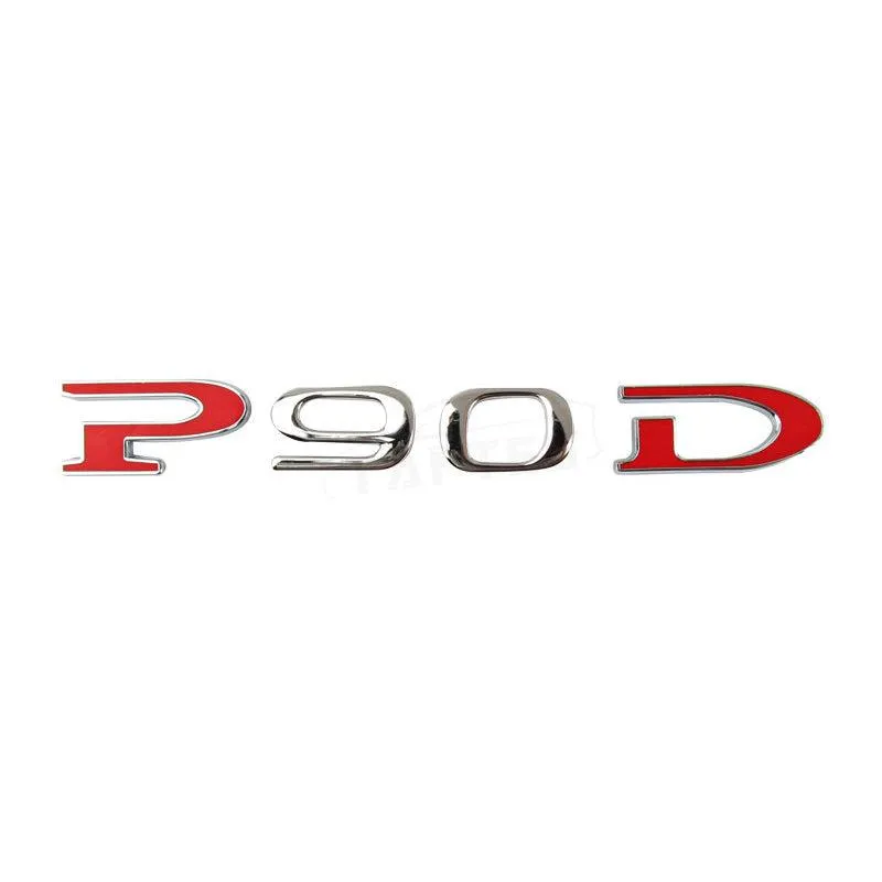 Customized Stereoscopic P90D P100D Sticker for Tesla Model X