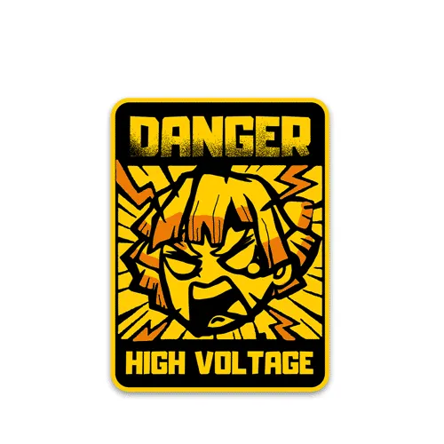 Danger(high voltage) Reflective Sticker