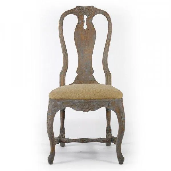 Distressed Provence Dining Chairs - Pair