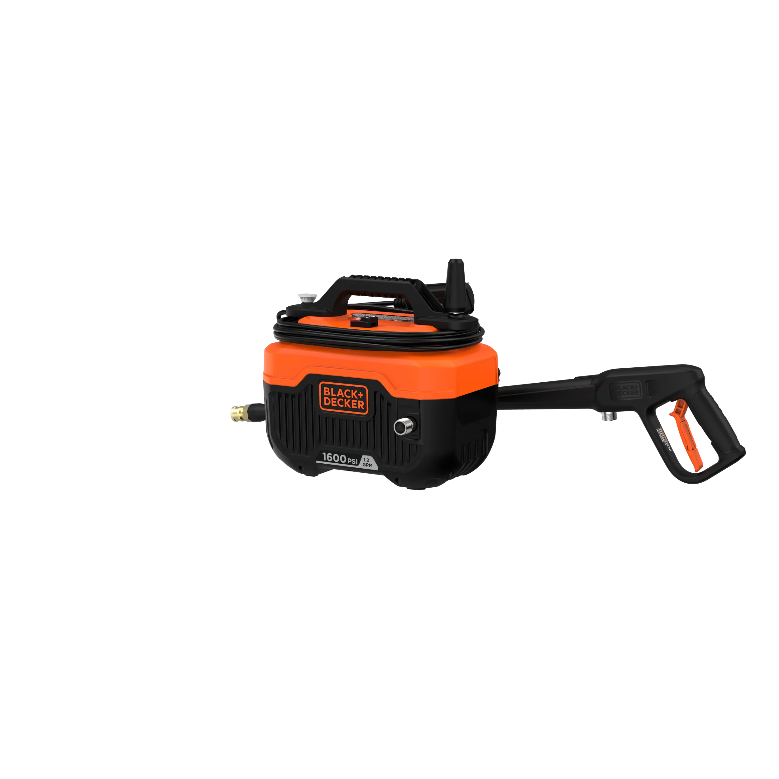 Electric Cold Water Pressure Washer, 1,600 MAX PSI, 1.2 GPM