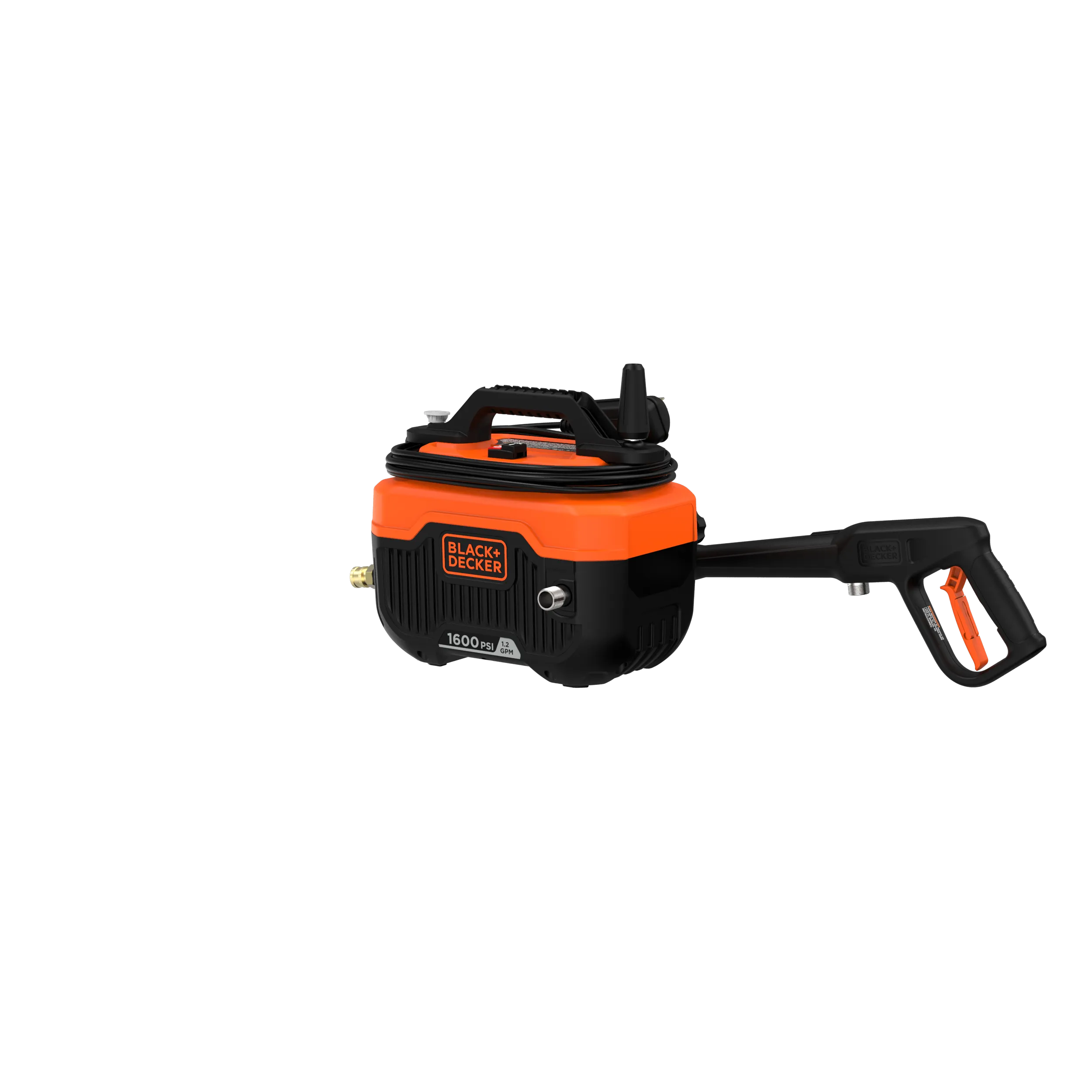 Electric Cold Water Pressure Washer, 1,600 MAX PSI, 1.2 GPM