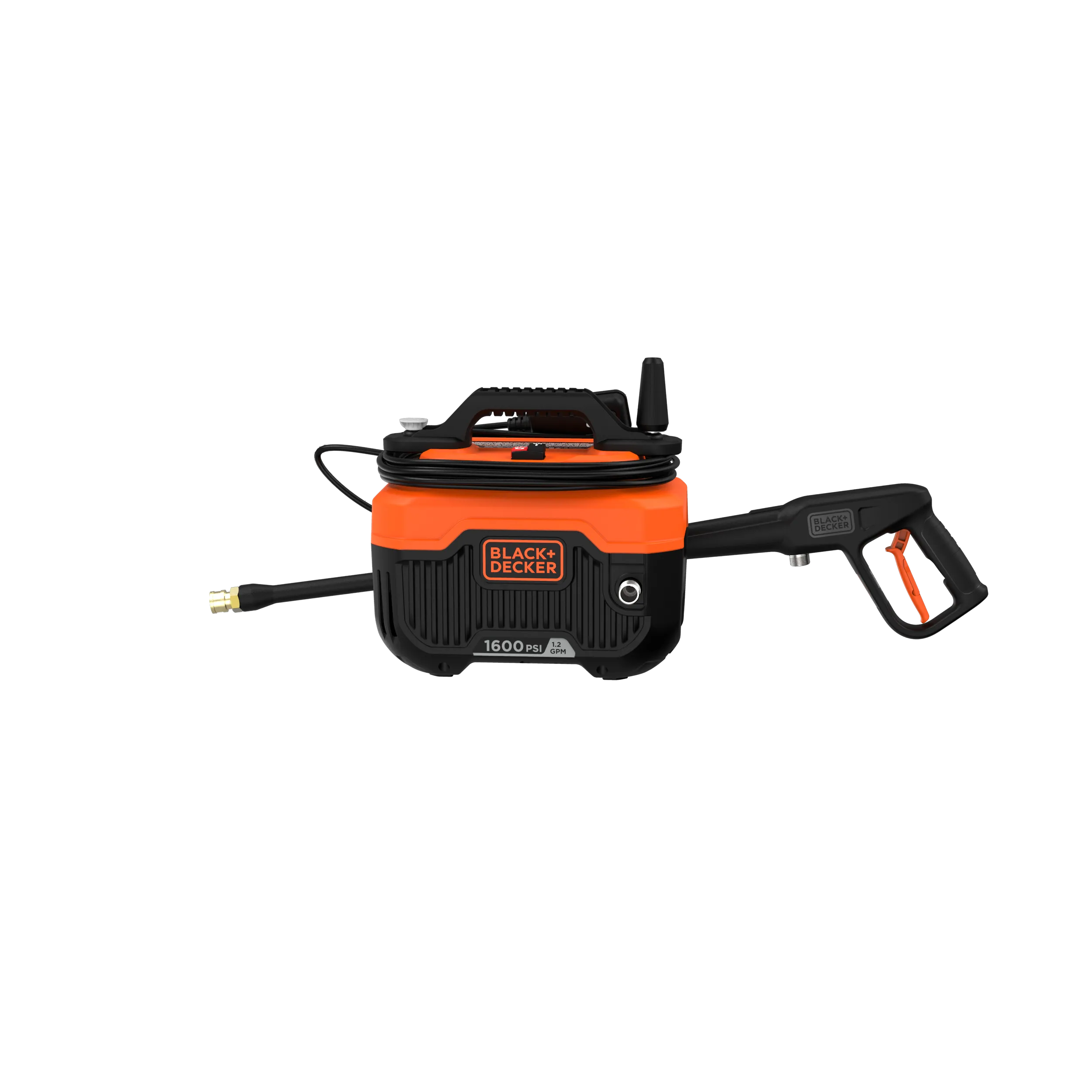 Electric Cold Water Pressure Washer, 1,600 MAX PSI, 1.2 GPM