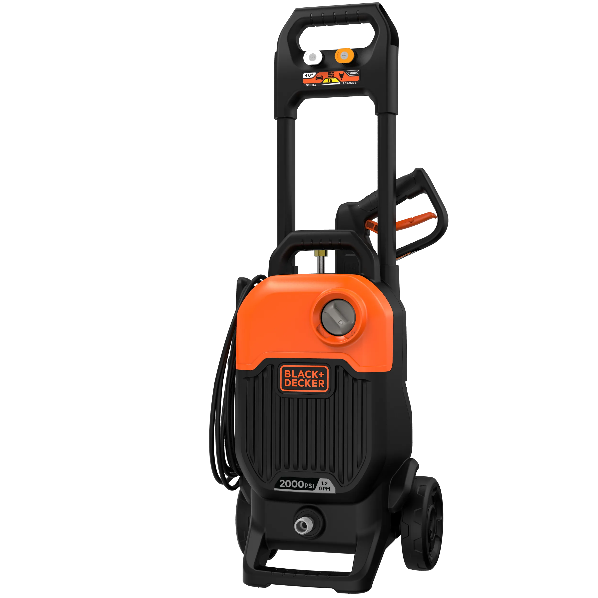 Electric Cold Water Pressure Washer, 2,000 MAX PSI, 1.2 GPM