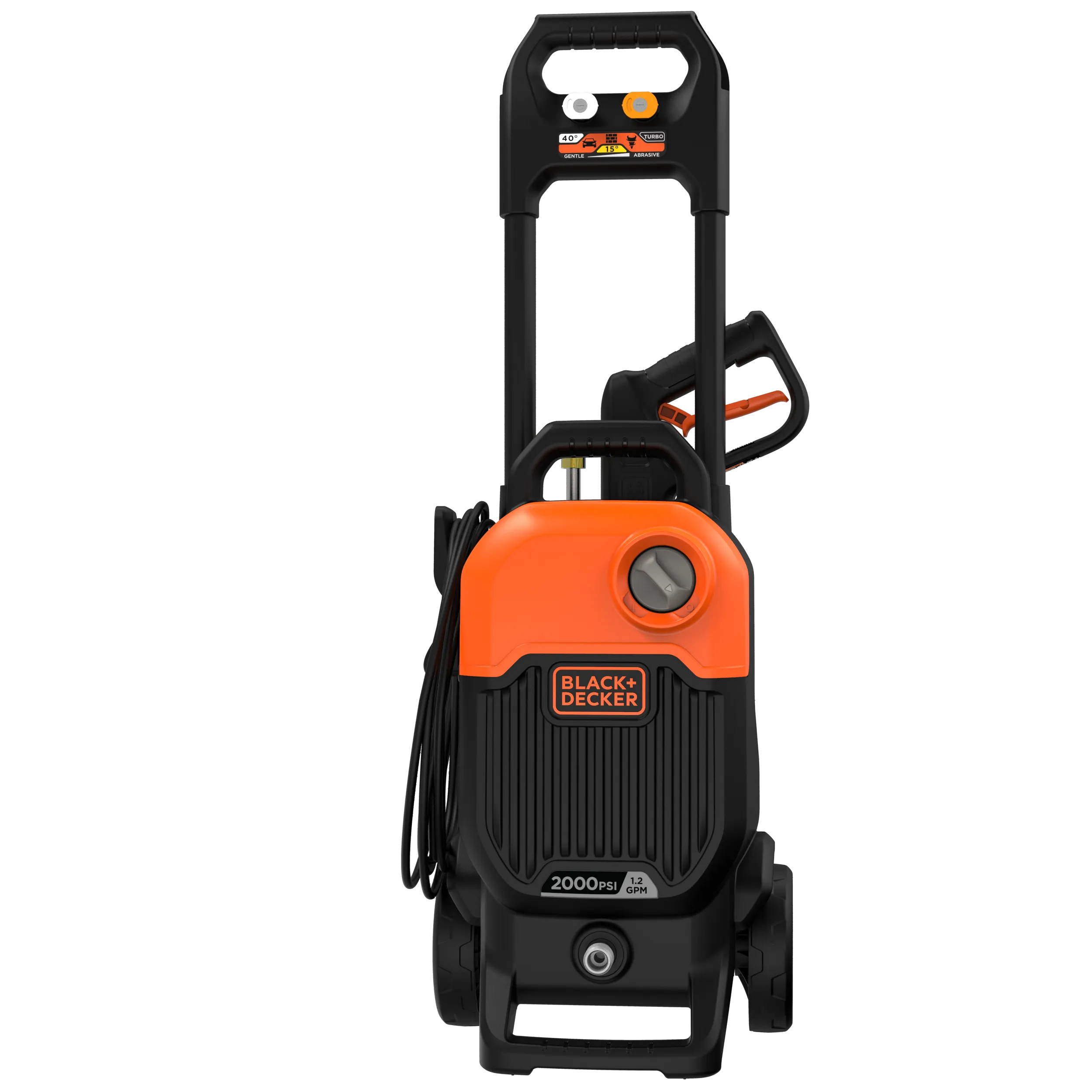 Electric Cold Water Pressure Washer, 2,000 MAX PSI, 1.2 GPM