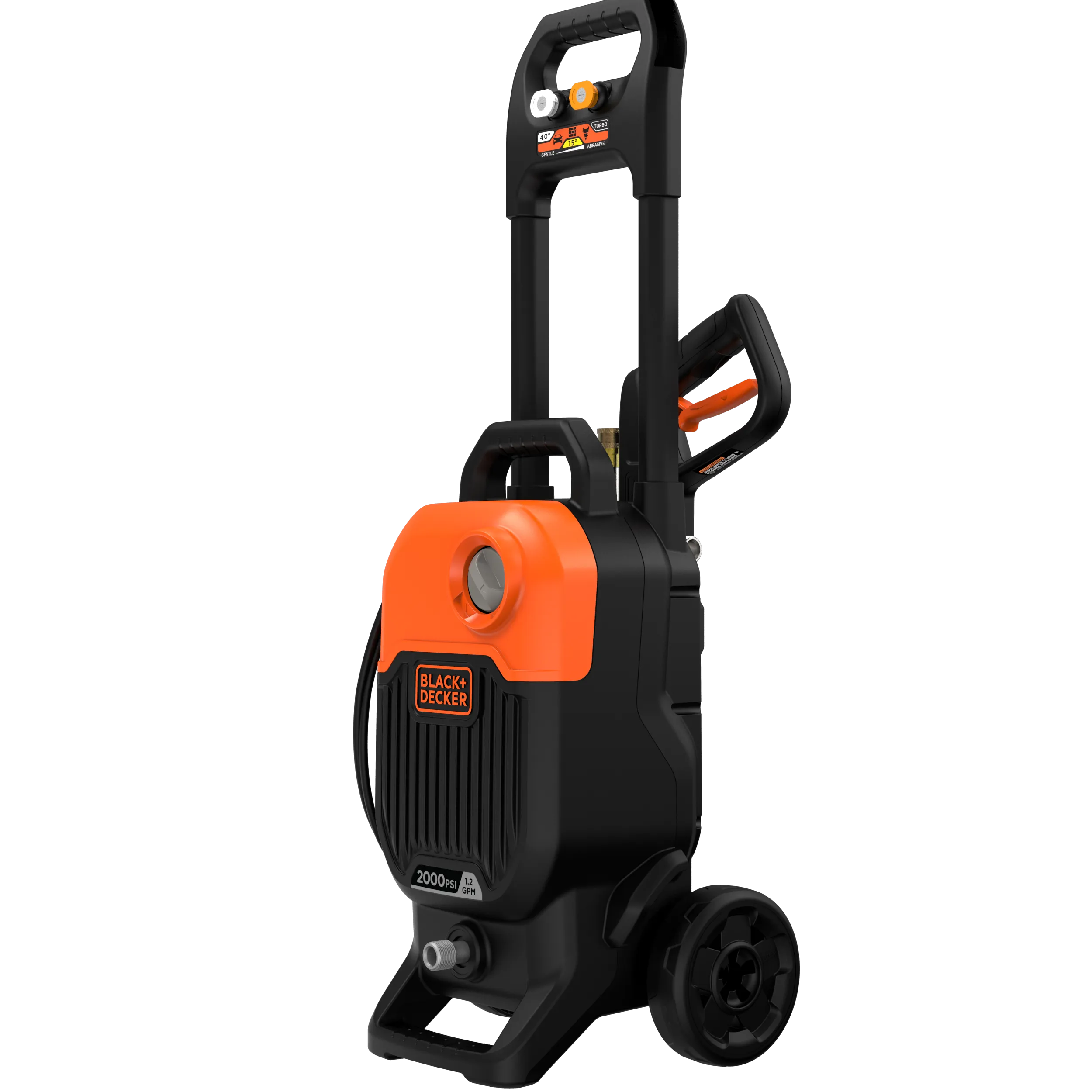 Electric Cold Water Pressure Washer, 2,000 MAX PSI, 1.2 GPM