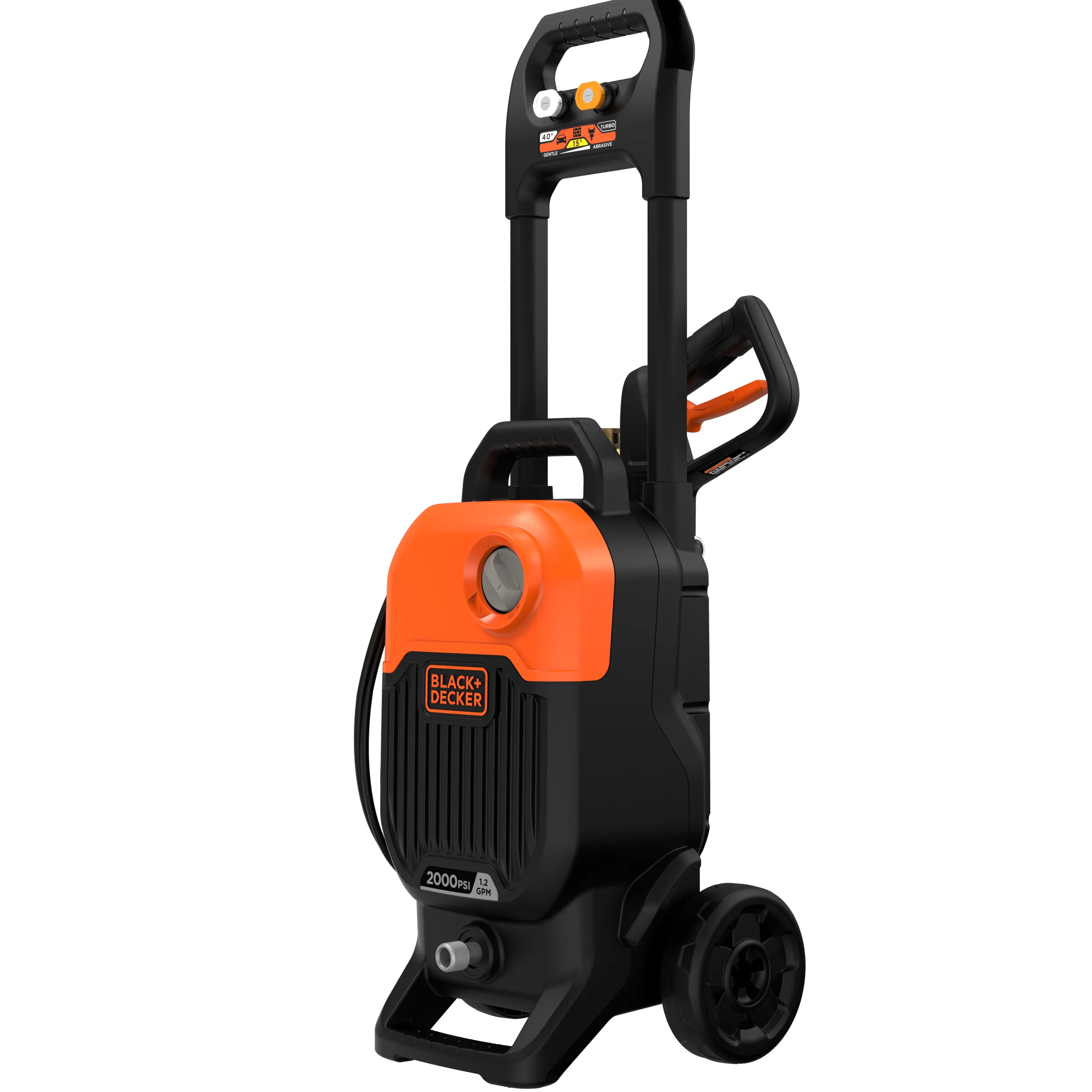 Electric Cold Water Pressure Washer, 2,000 MAX PSI, 1.2 GPM