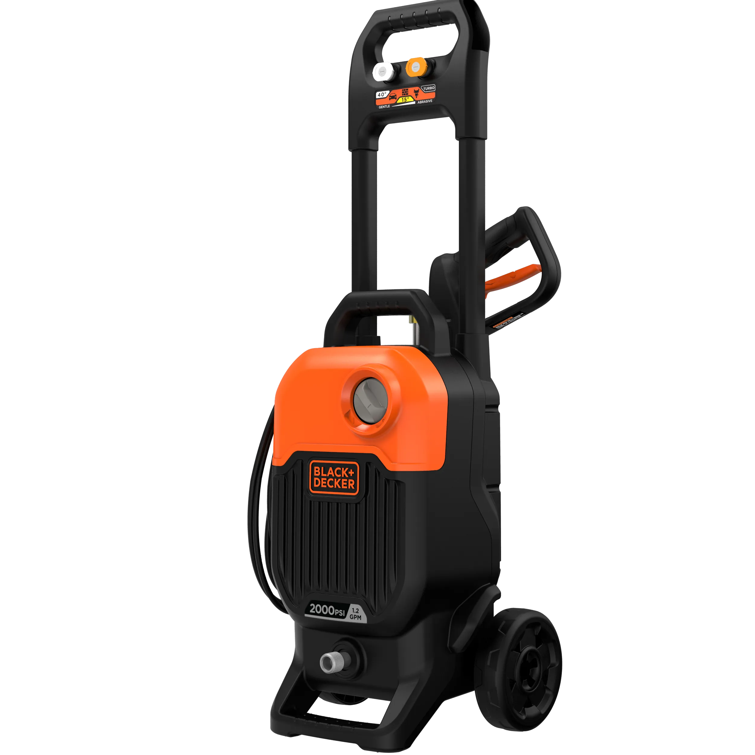 Electric Cold Water Pressure Washer, 2,000 MAX PSI, 1.2 GPM