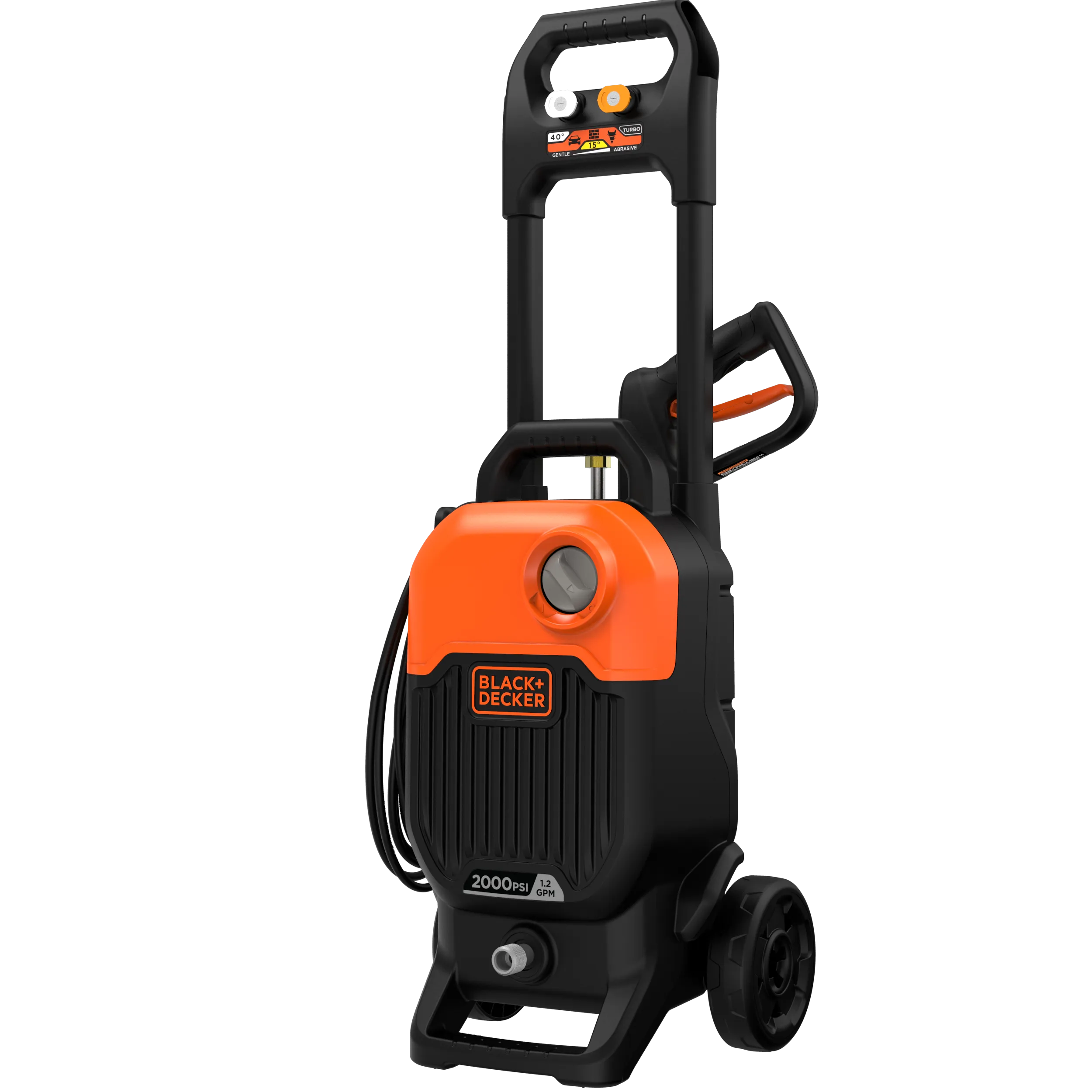 Electric Cold Water Pressure Washer, 2,000 MAX PSI, 1.2 GPM