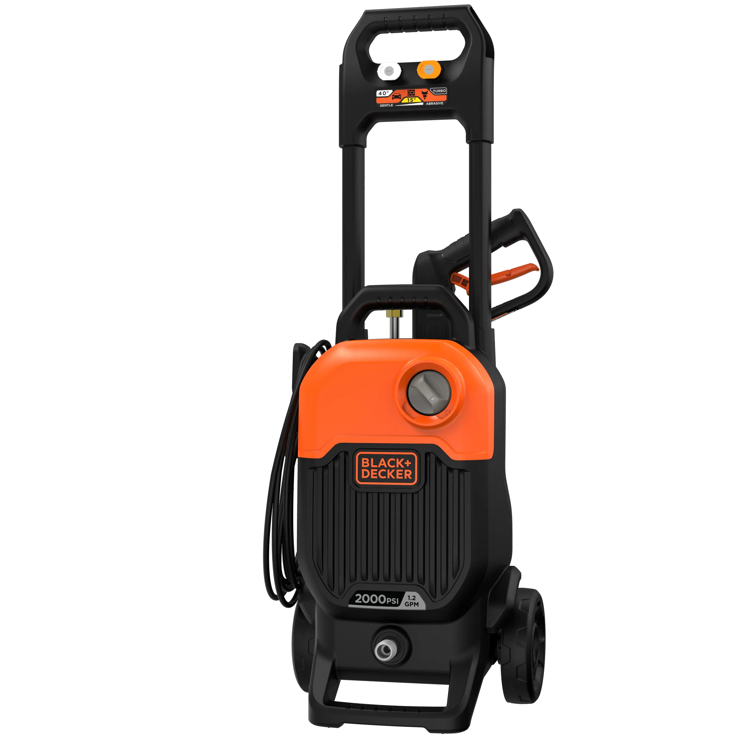 Electric Cold Water Pressure Washer, 2,000 MAX PSI, 1.2 GPM