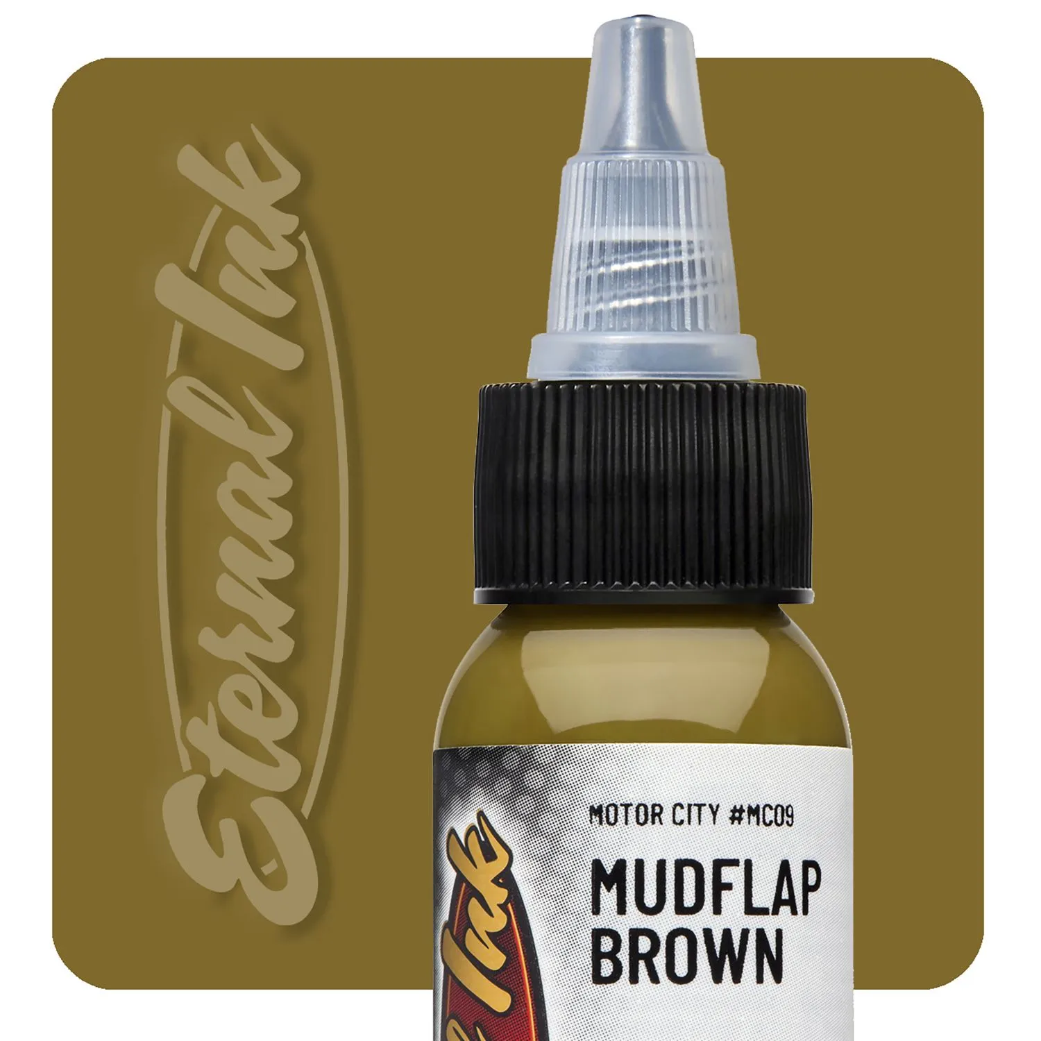 Eternal Ink Motor City Mudflap Brown Tattoo Ink - 1oz