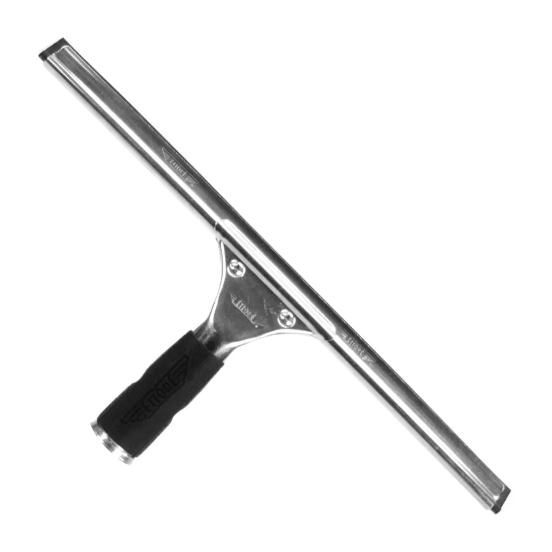 Ettore Complete Stainless Steel with Rubber Grip Squeegee