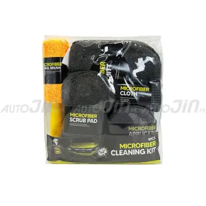 Gladiator Nine Pcs Car Wash Cleaning Microfiber Kit