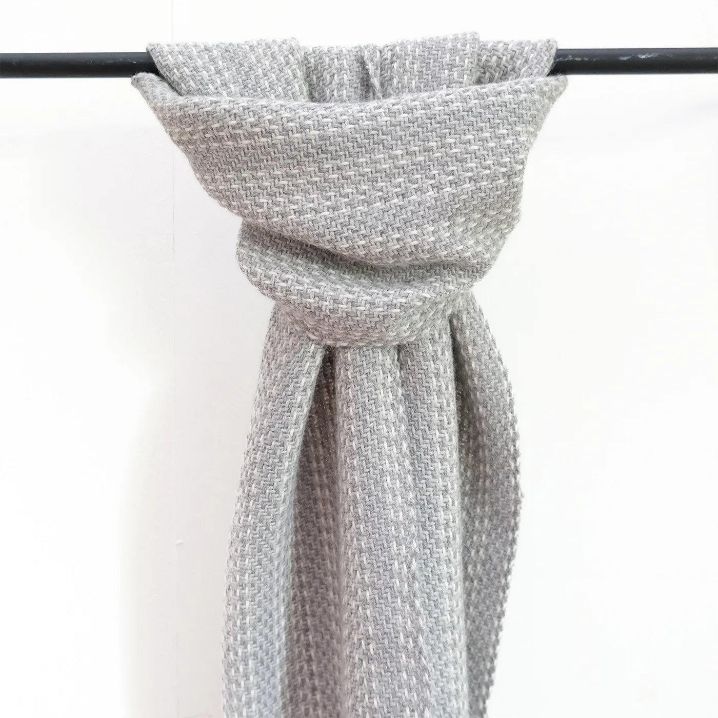 Gray Haze Alpaca Scarf