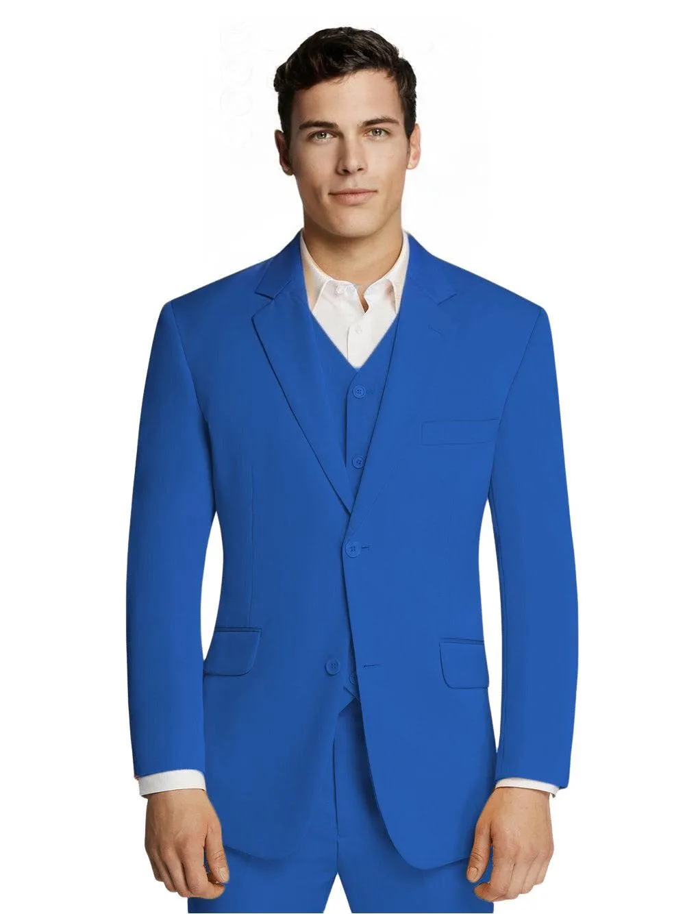 Microfiber Royal Blue Suit