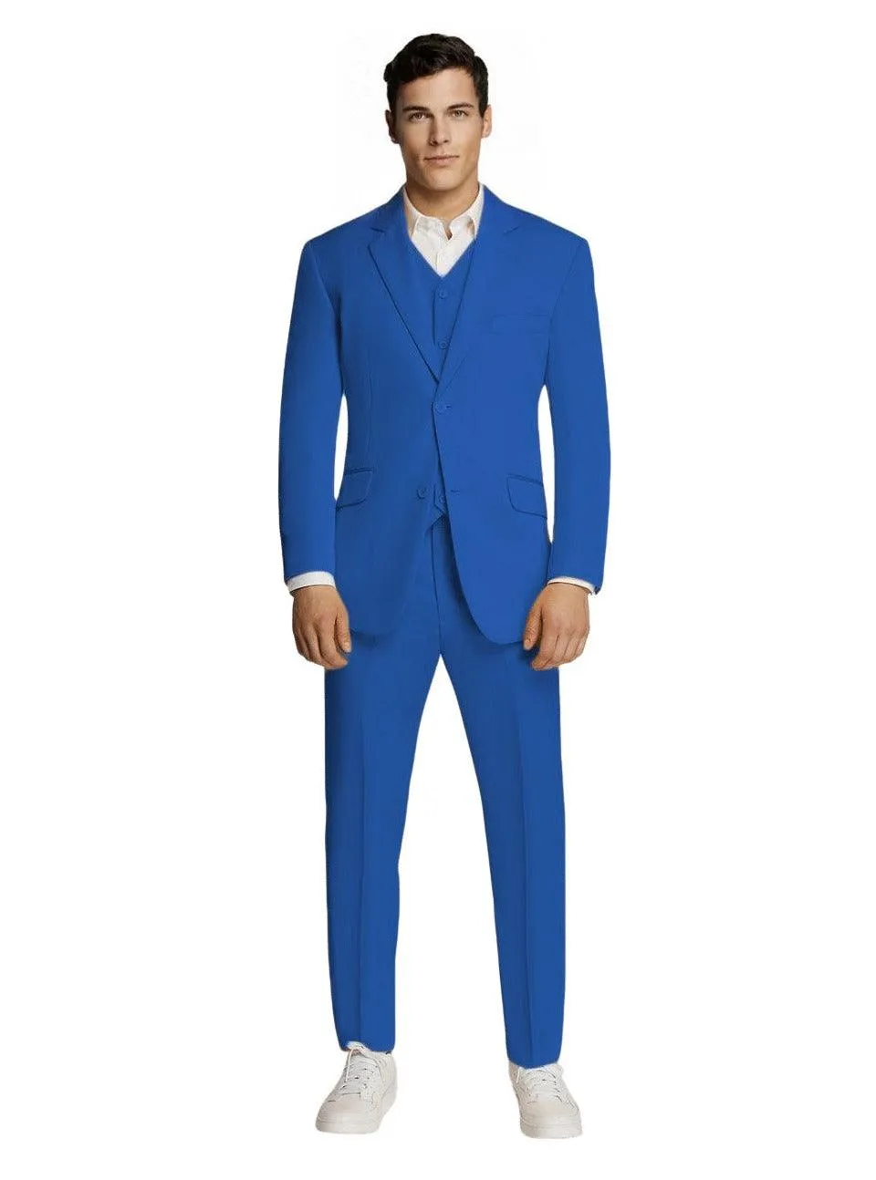 Microfiber Royal Blue Suit