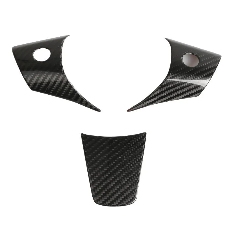 Model 3 / Y Steering Wheel Middle Trim Cover - Carbon Fiber Interior Mods