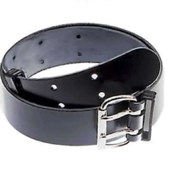 Peter Jones 50mm Leather Belt Double Pronged Buckle