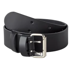 Peter Jones 50mm Leather Belt Double Pronged Buckle