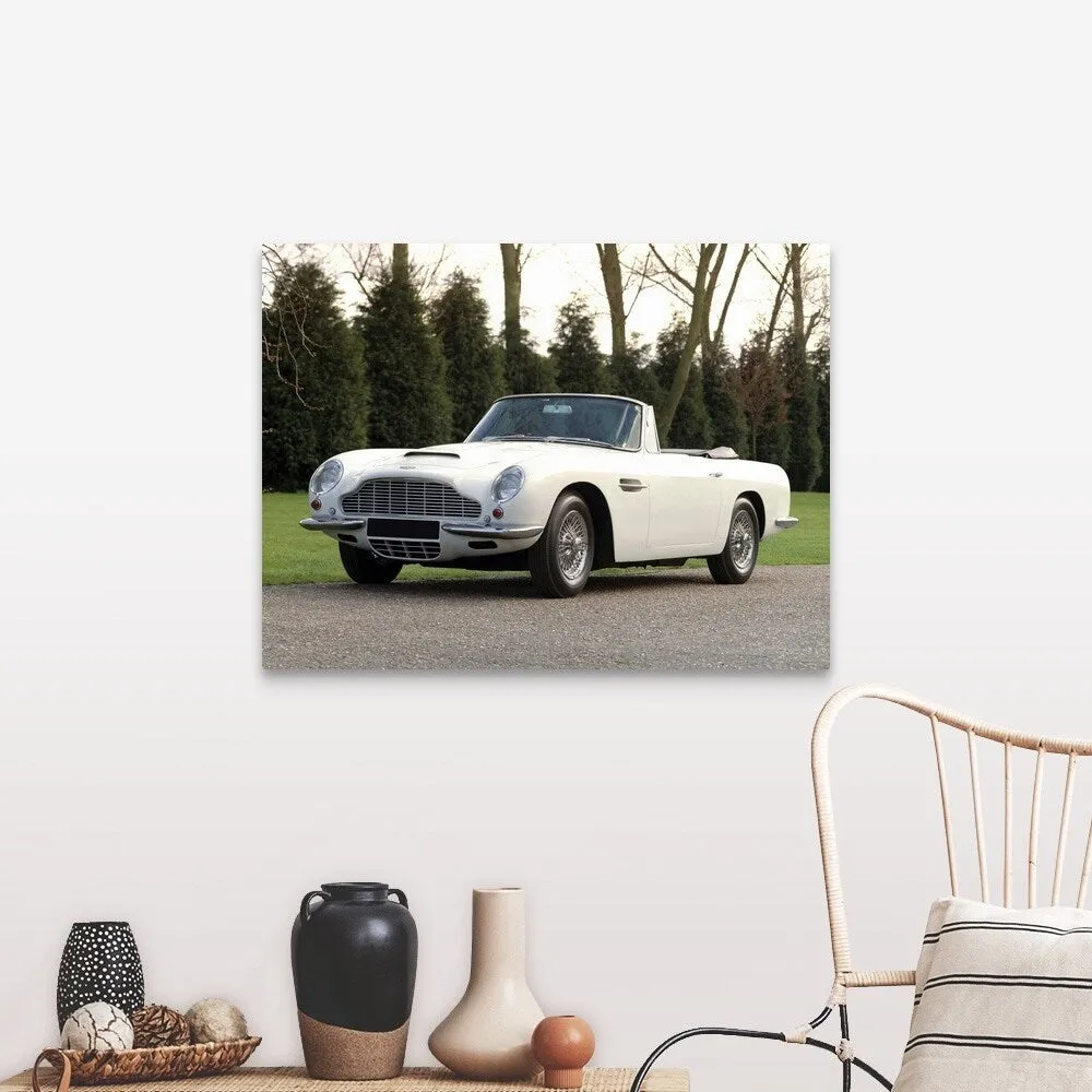 "1967 Aston Martin DB6 Volante 4.0 litre convertible" Canvas Wall Art