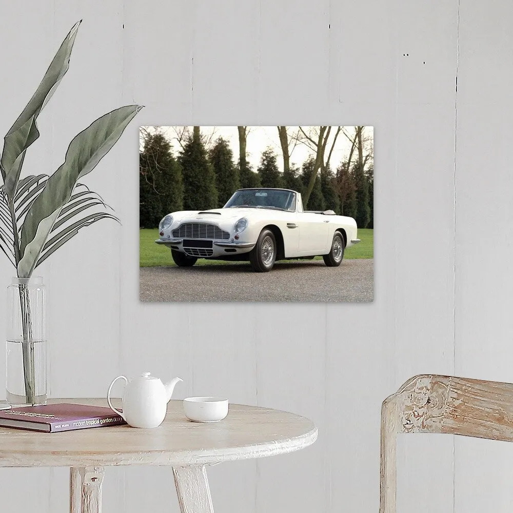 "1967 Aston Martin DB6 Volante 4.0 litre convertible" Canvas Wall Art