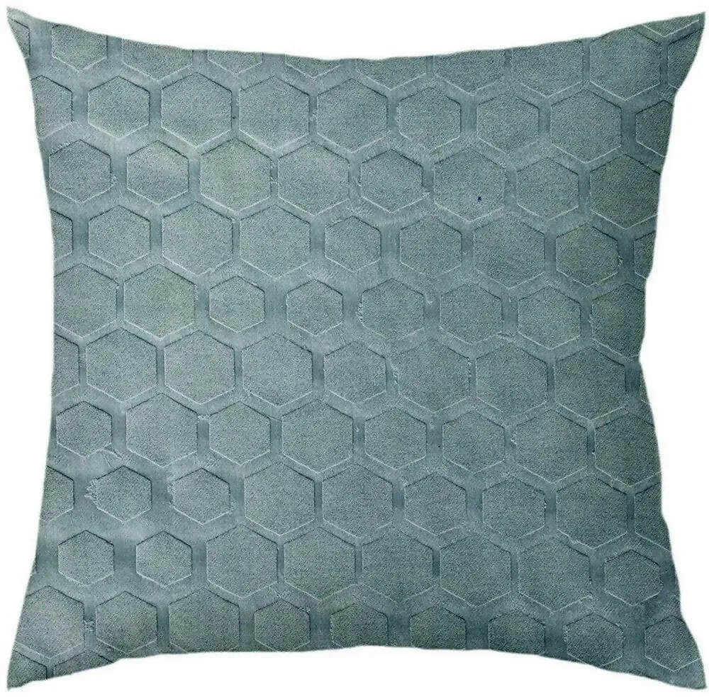 "Luxurious Lushomes Car Cushion Pillows: Neck, Back, and Seat Rest Set of 4 in Embossed Leatherlike Fabric, Grey"